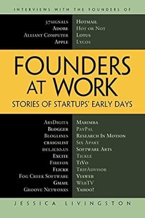 Founders at Work by Jessica Livingston