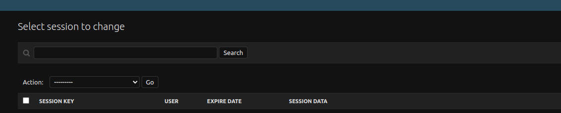 Once you open it, you can see the session data